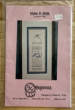 MAKE A WISH Cross Stitch Pattern by Diane K. Tolle DKT Originals
