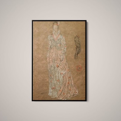 James McNeill Whistler - Study - Art Print on Paper or Canvas