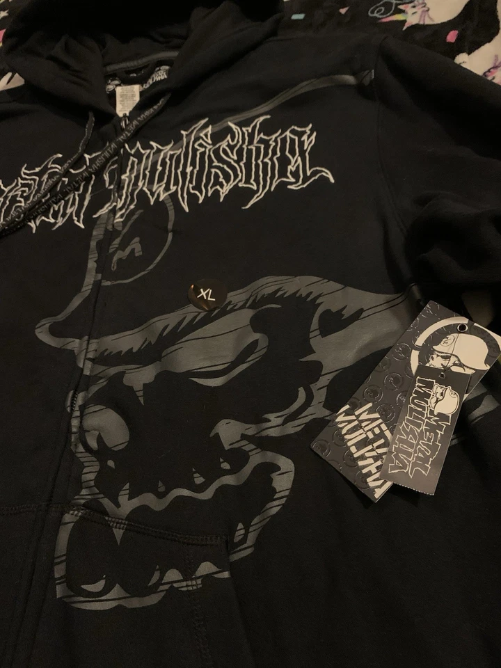 Vintage Metal Mulisha Full Zip Embroidered Hoodie NWT - Image 3 of 4