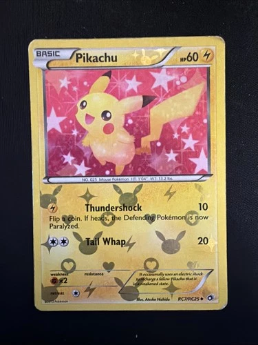 Pokemon TCG Pikachu Holo RC17/RC25 Radiant Collection 2013 Legendary Treasures