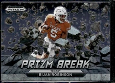 2023 Panini Prizm Draft Picks #PB-5 Bijan Robinson Prizm Break