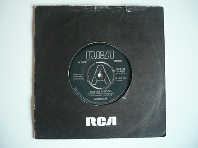 Landscape Einstein A Go-Go 7'' Vinyl UK 1981 RCA 1st Press A1/B1 Electro Single
