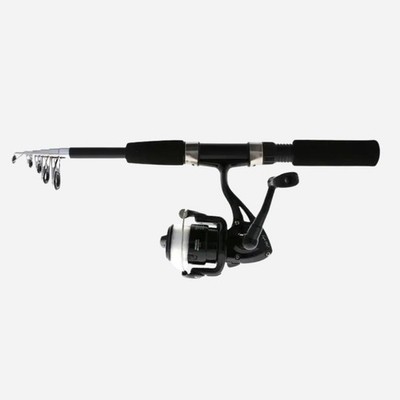 Eagle Claw Pack-It Black Telescopic Combo Spinning