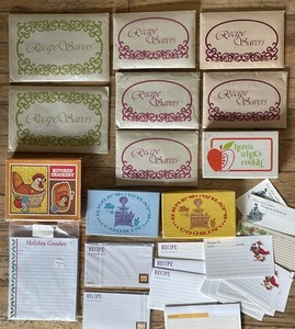 Here's What's Cookin' Recipe Card and Saver Lot - Current -Very Large Lot