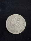 1858 50c Seated Liberty Silver Half Dollar HIGH GRADE NO RESERVE