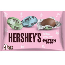 Extra Creamy Milk Chocolate Eggs, Easter Candy Bag, 9 Oz