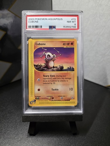 Cubone graded PSA 8 for sale on eBay