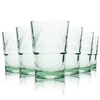 6X Bacardi Glas 0,3L Longdrink Cocktail Kontur GläSer Gastro Cuba Libre Palmen