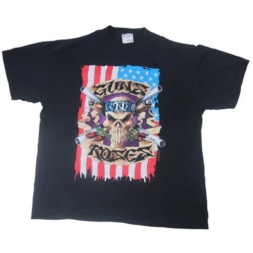 Guns N Roses '91-'93 Tour Mens Large Band T Shirt Br Vintage vintage concert t-shirt, vintage, size L, single stitch, B+ condition