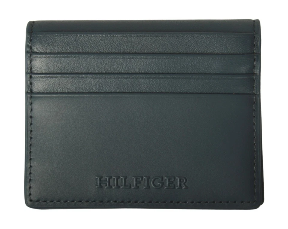TOMMY HILFIGER Herren-Kartenetui, Leder-Kartenetui, 16 Fächer, Artikelnummer XM0 - Bild 1 von 1
