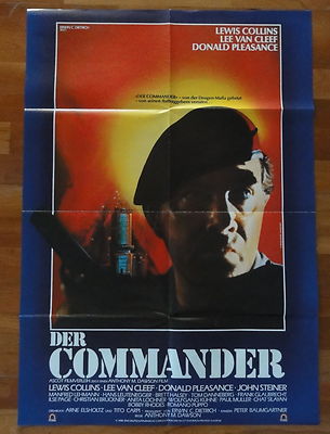 Lewis Collins DER COMMANDER Plakat Lee van Cleef Anthony M. Dawson