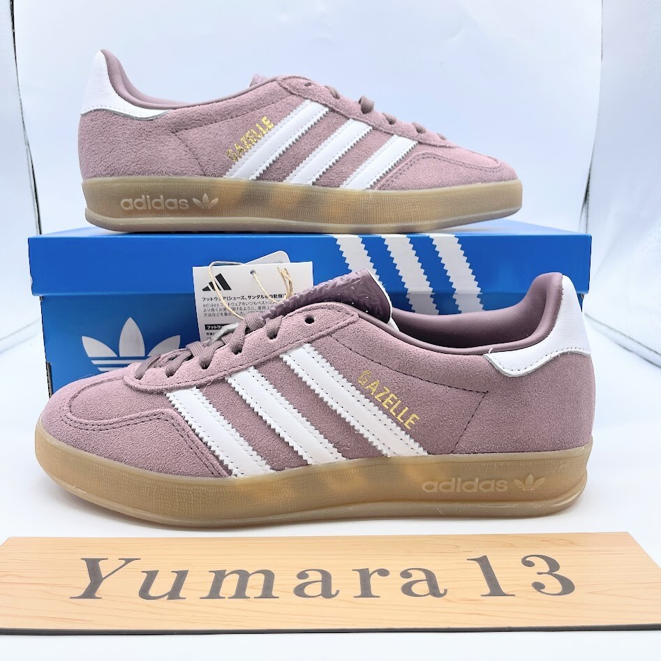 adidas WMNS Originals Gazelle Indoor Shadow Fig Cloud White