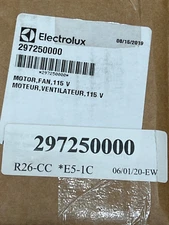 297250000 OEM GENUINE Kenmore, Frigidaire Freezer Evaporator Fan Motor