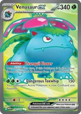 Venusaur ex Full Art Scarlet & Violet-151 182/165 Holo Ultra Rare