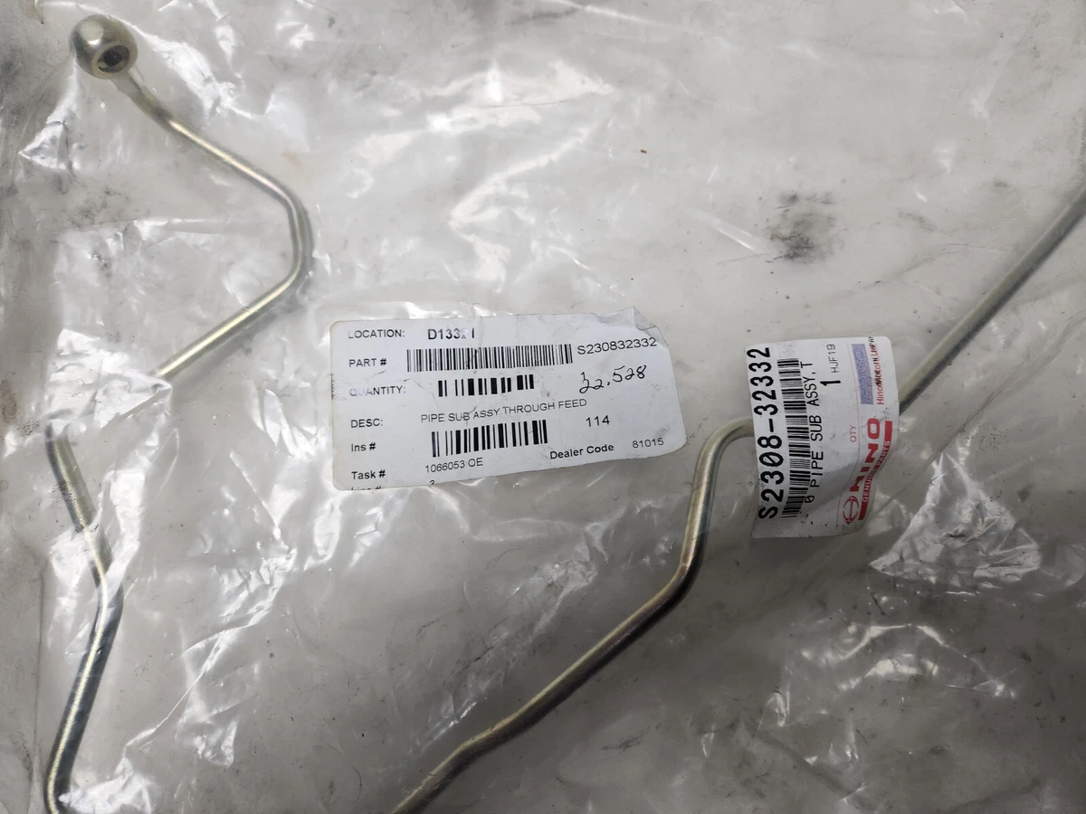 Hino Pipe Sub-Assembly S230832332 22.528 | eBay