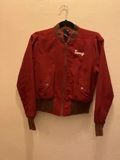 Her Universe Tony Stark Industries Small Rust Red Bomber Jacket Marvel Iron Man