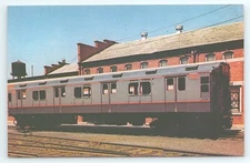 Postcard Independent 1803 1st R-10 type Subway Cars American Car & Foundry MO