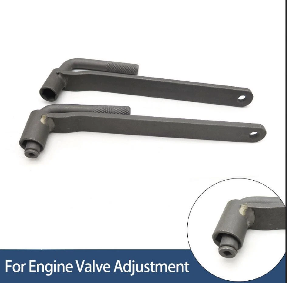 Chave de fenda ferramenta válvula motor motocicleta 3 peças 8mm 9mm 10mm + medidor Feeler - Imagem 3 de 4