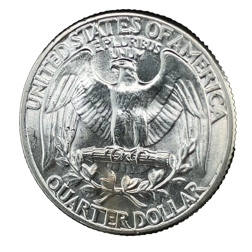 1946 BU/UNC DDO (FS-101 or VP-004) 90% Silver Washington Quarter 25c U.S Coin #1 - Image 4 of 4