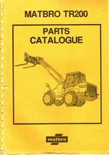 Matbro TR200 Spare Parts Manual Catalogue on CD TR 200 Turbo