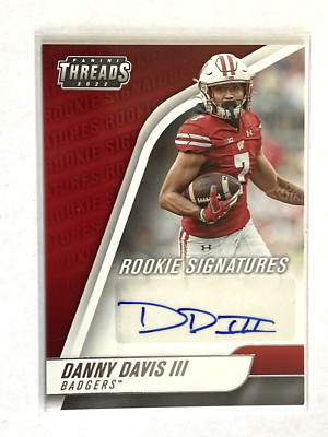 2022 Chronicles Threads Draft Picks Auto Danny Davis III Auto #TH-DDA