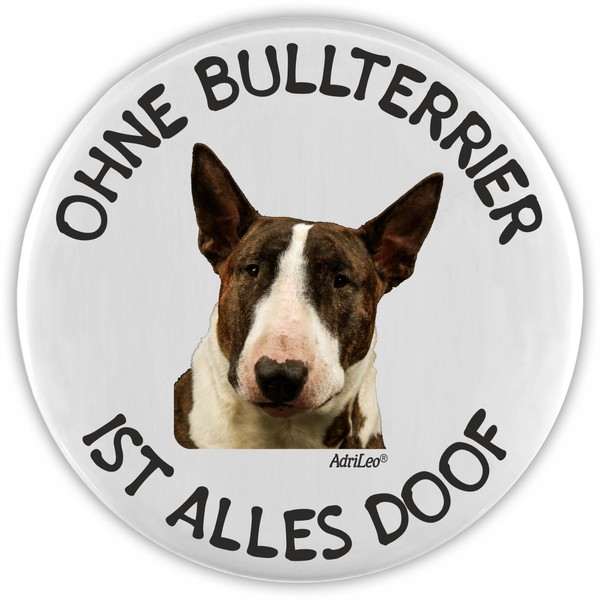 Adrileo FlaschenöFfner - Ohne Bull Terrier Ist Alles Doof - Hund Geschenkidee-image