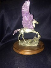 Pegasus pewter figurine with Swarovski crystals Peter Sedlow limited edition