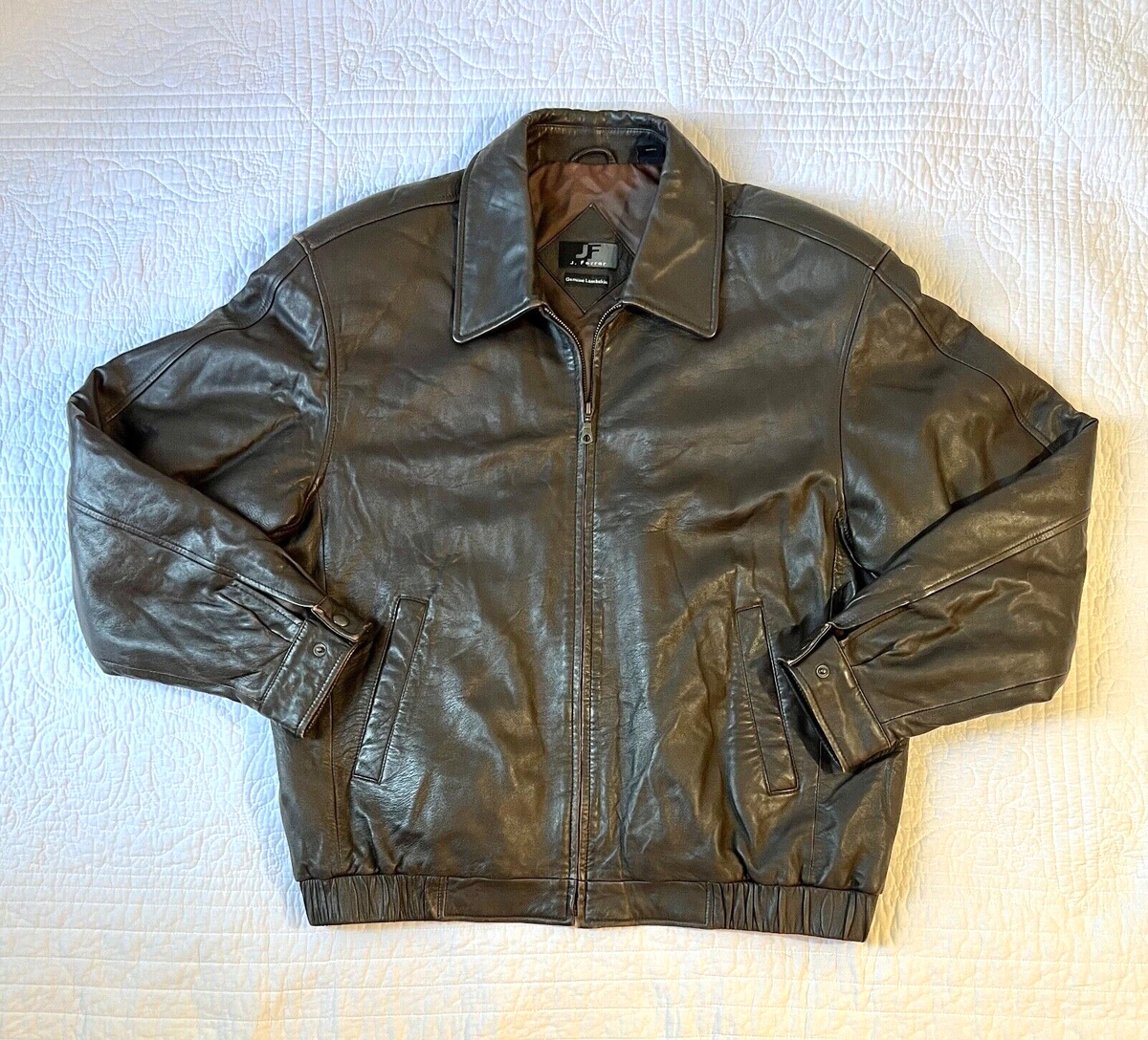 J.Farrar mens NWT Leather blazer/jacket XL blog.knak.jp