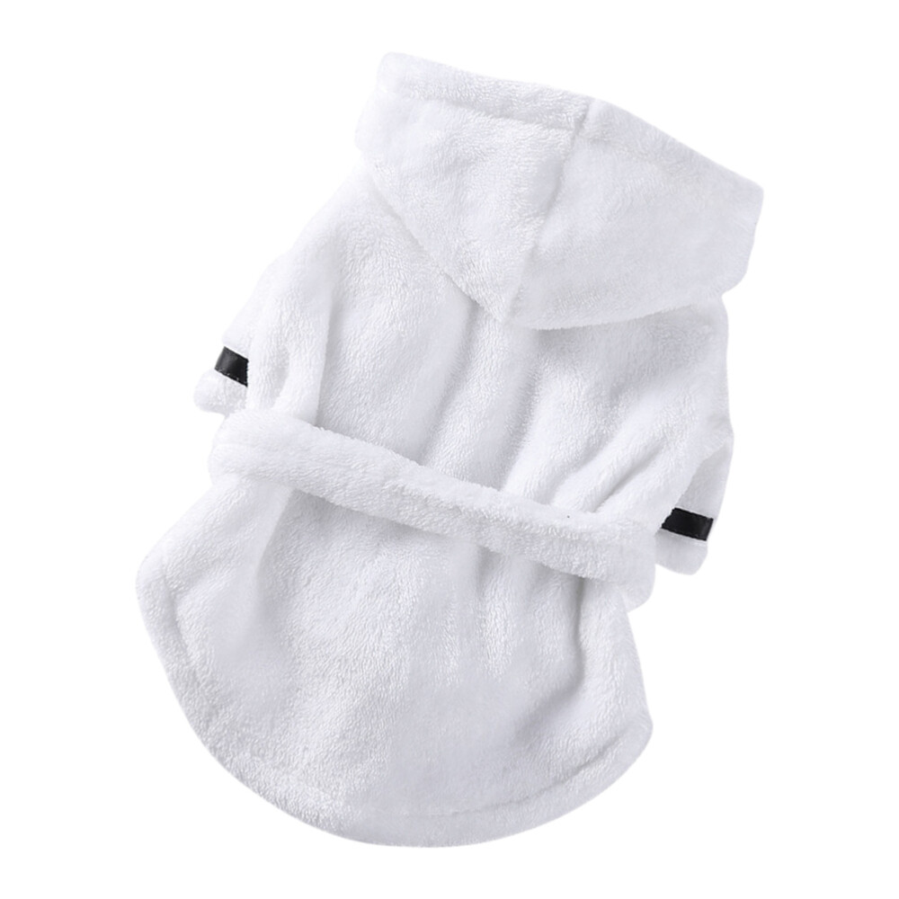 Dog Bath Towel Puppy Clothes Bathrobes for Small Bathing Man Pajamas