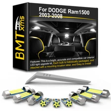 13 pcs White Interior LED Light Lamp Bulbs Kit for 2003-2008 Dodge Ram 2500 Tool