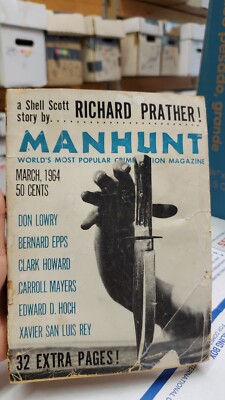 Manhunt World's Most Popular Crime-Fiction Magazine March 1964