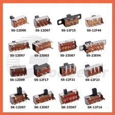 Mini Miniature Model Railway Slide Switch 2-Position On-OFF MICRO TOGGLE SPDT