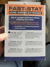 FAST-STAT HVAC Wire Extender Model 1000 adds 1 wire to any system Nordic Rheem