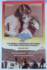 A STAR IS BORN 1976 US Columbia Records Promo POSTER Streisand Kristofferson VG+