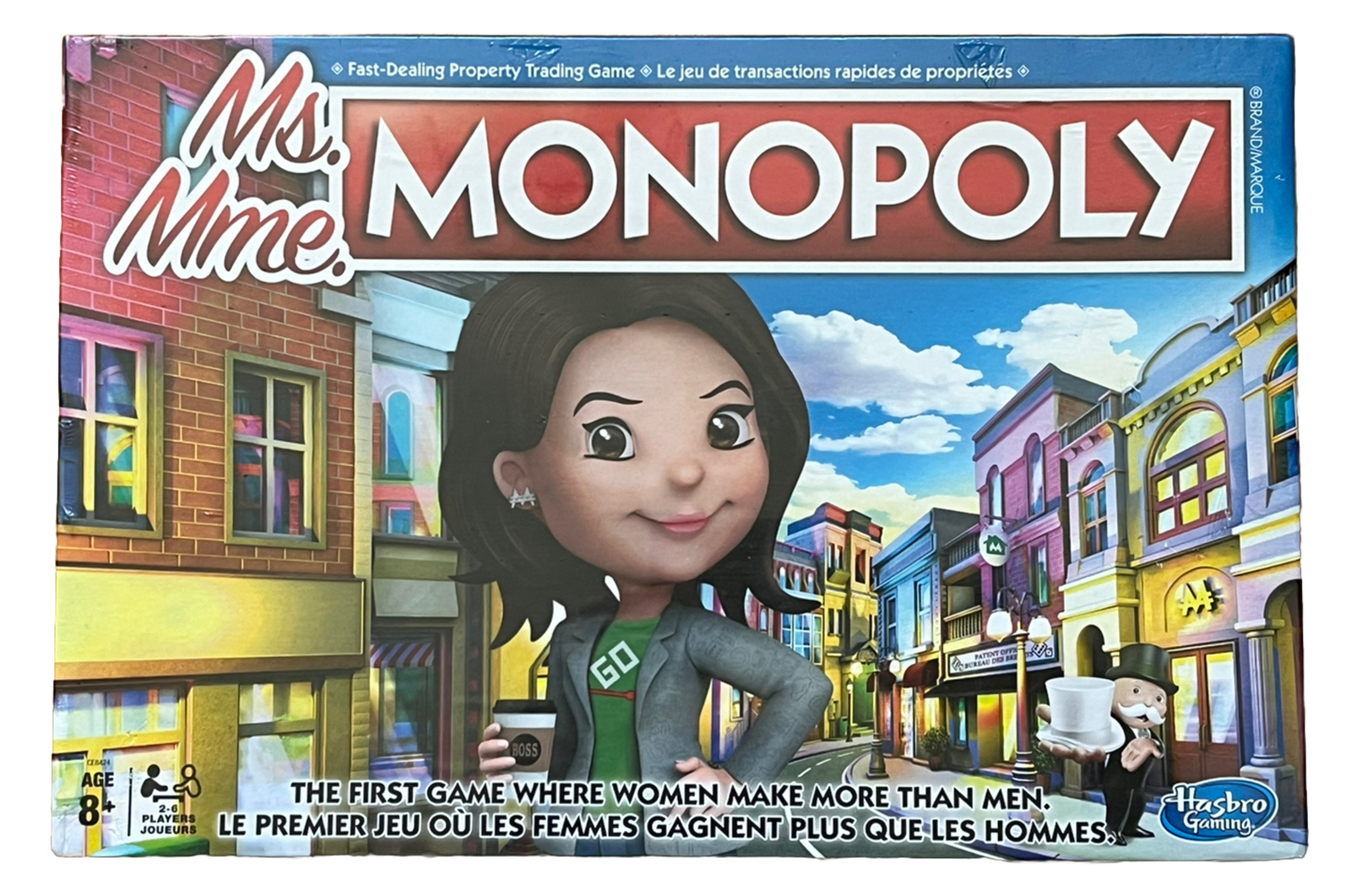 Monopoly Board Game - Ms Mme Board Game - Hasbro - BRAND NEW SEALED