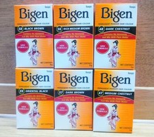 Bigen Permanent Powder Hair Dye Colour No Amonia Mix With Water ALL COLOURS