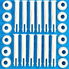12 PCS - INTEX Pool Frame Replacement Joint Pins & Rubber Washer 25019