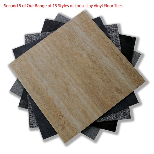 LOOSE LAY VINYL FLOOR TILES BLACK & WHITE EASY INSTALLATION- SAVE 60% OFF RETAIL - Picture 5 of 7
