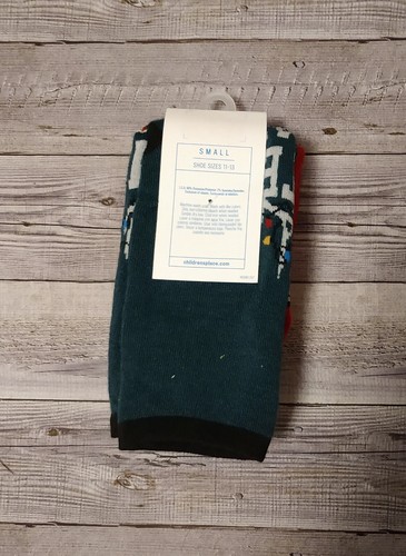 New! Boy's The Children's Place 3pk Holiday Crew Socks Multiple Sizes - Picture 2 of 4