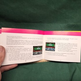 NES Nintendo Wheel of Fortune Family Edition manual only no game