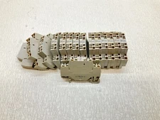 Wago 280 2.5mm Gray Grey Wiring Terminal Block Din Rail 2.5 mm2 Lot of 15 (TBI)