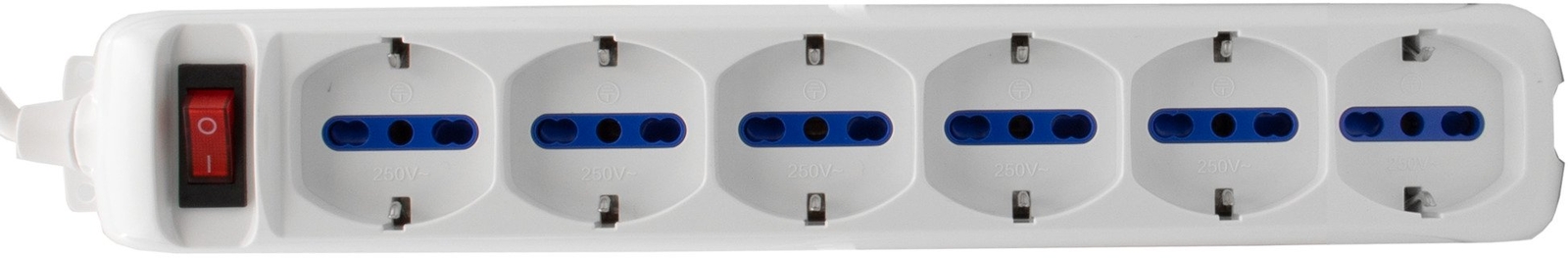 MULTIPRESA BRENNENSTUHL ECO-LINE CON INTERRUTTORE 6 PRESE BIPASSO/SCHUKO (50313)