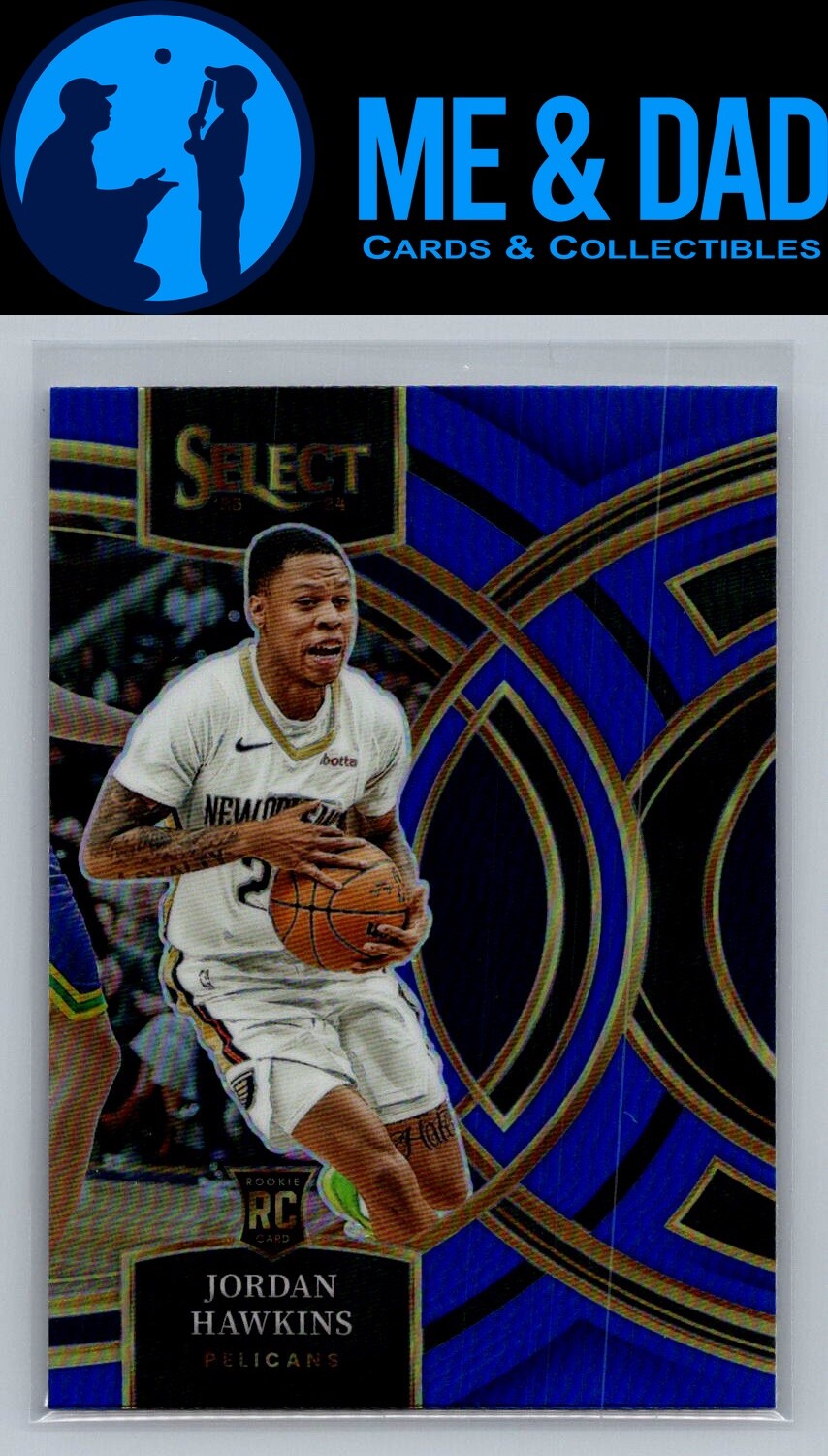 2023-24 Panini Select #124 Jordan Hawkins Blue