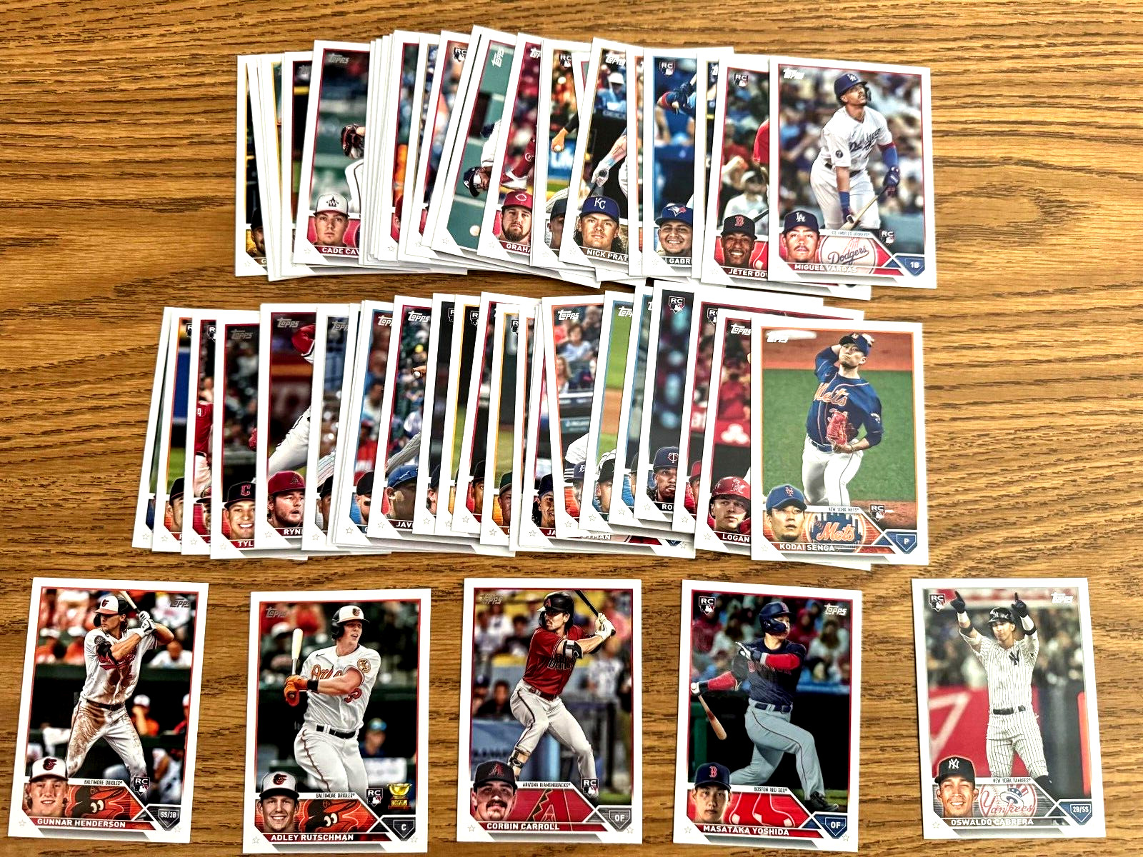 2023 Topps ⚾️Baseball⚾️ Series 1 & 2 - 🔥Rookies Only🔥 - All 126 *Free Ship*