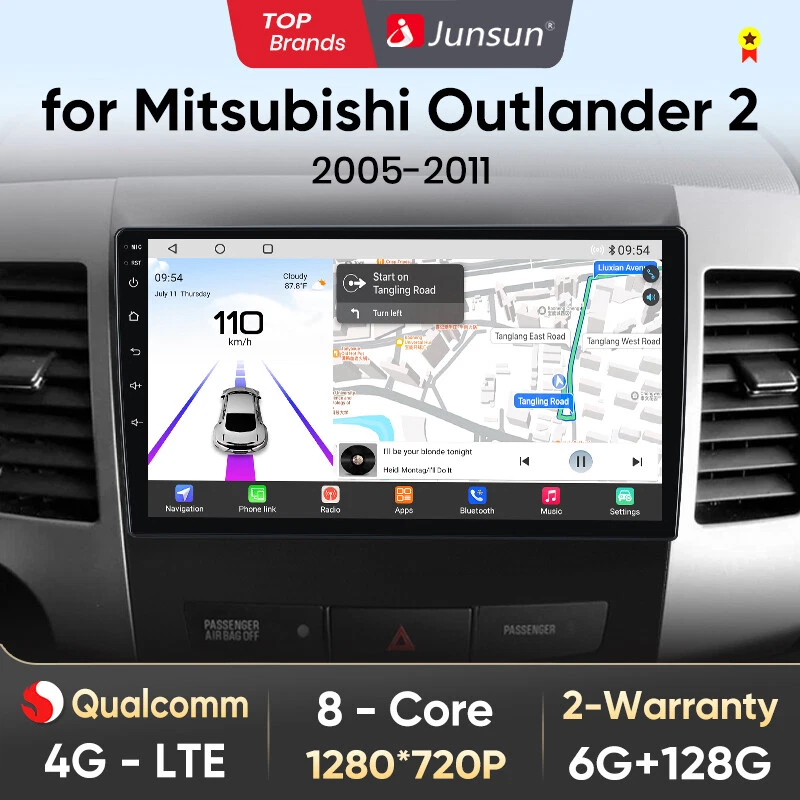 Für Mitsubishi Outlander II CWW 2005-2011 Android13.0 Autoradio GPS NAVI BT DAB+ - Bild 2 von 4