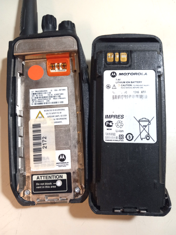 5 Motorola XPR6550 UHF DMR Twoway Radios Black eBay