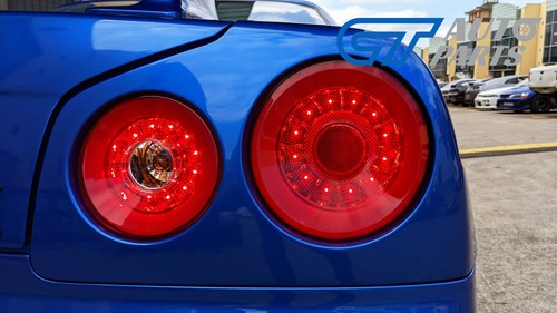 78 Works Fiber Ring V2 LED Taillights for Nissan Skyline R34 GTR GTT tail lamps - Picture 14 of 23