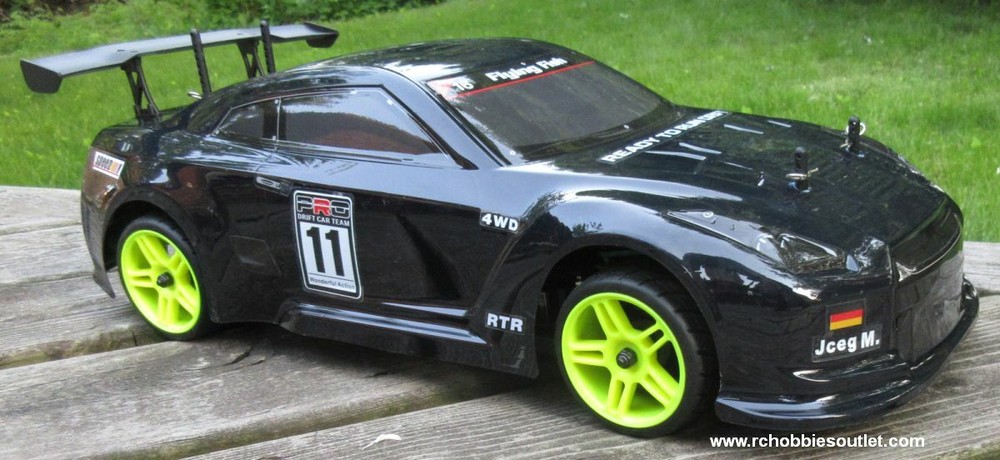 RC Brushless Electric Race Car HSP 1/10 Scale Pro LIPO 4WD 2.4G GTR