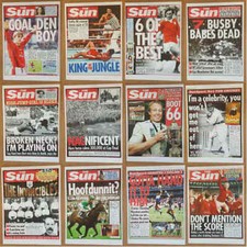 Misc - The Sun Newspaper Famous People Event Headlines Single Pictures - Various