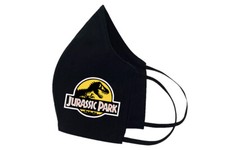 Jurassic Park Vibrant Full Color - Face Mask Cover Fashion 2 Layers  Pocket